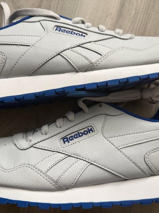 ?Reebok Classic Low 2 Color Grey/Blue CN7686 GENUINE LEATHER MEN\'S SIZE: 10 NEW main image 15